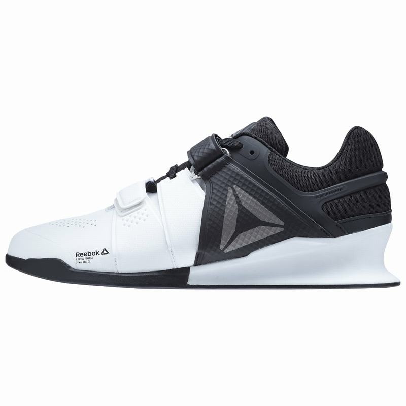 Adidasi Training Reebok Legacy Lifter Barbati Albi/Negrii Romania QO5499MS